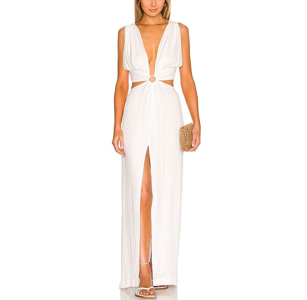 Jbq Chic White Sara Dress Size M